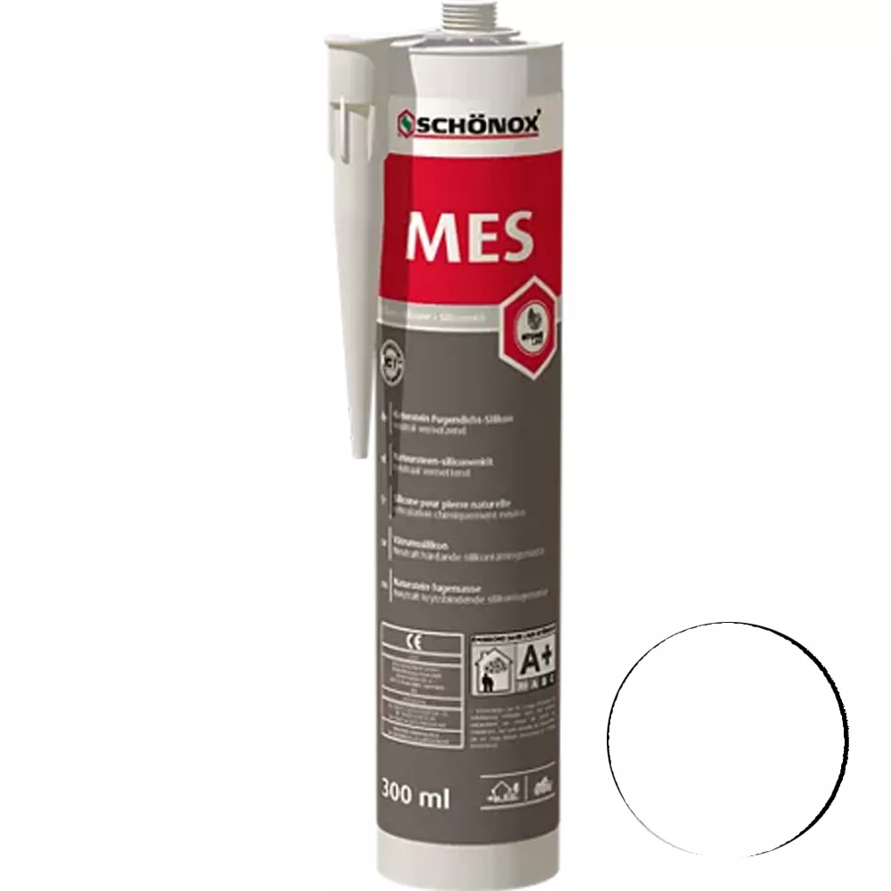 Mastic silicone pour joints de marbre Schönox MES blanc 300 ml Mastic silicone pour joints de marbre Schönox MES blanc 300 ml
