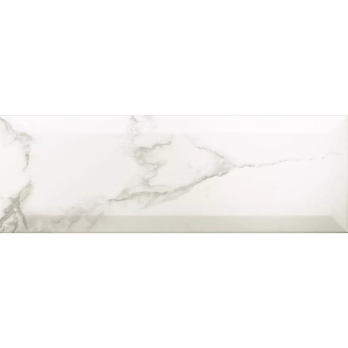 Metro Carrelage Mural Girona Marbre Optique Avec Facette Blanc Mat 10x30cm Metro Carrelage Mural Girona Marbre Optique Avec Facette Blanc Mat 10x30cm
