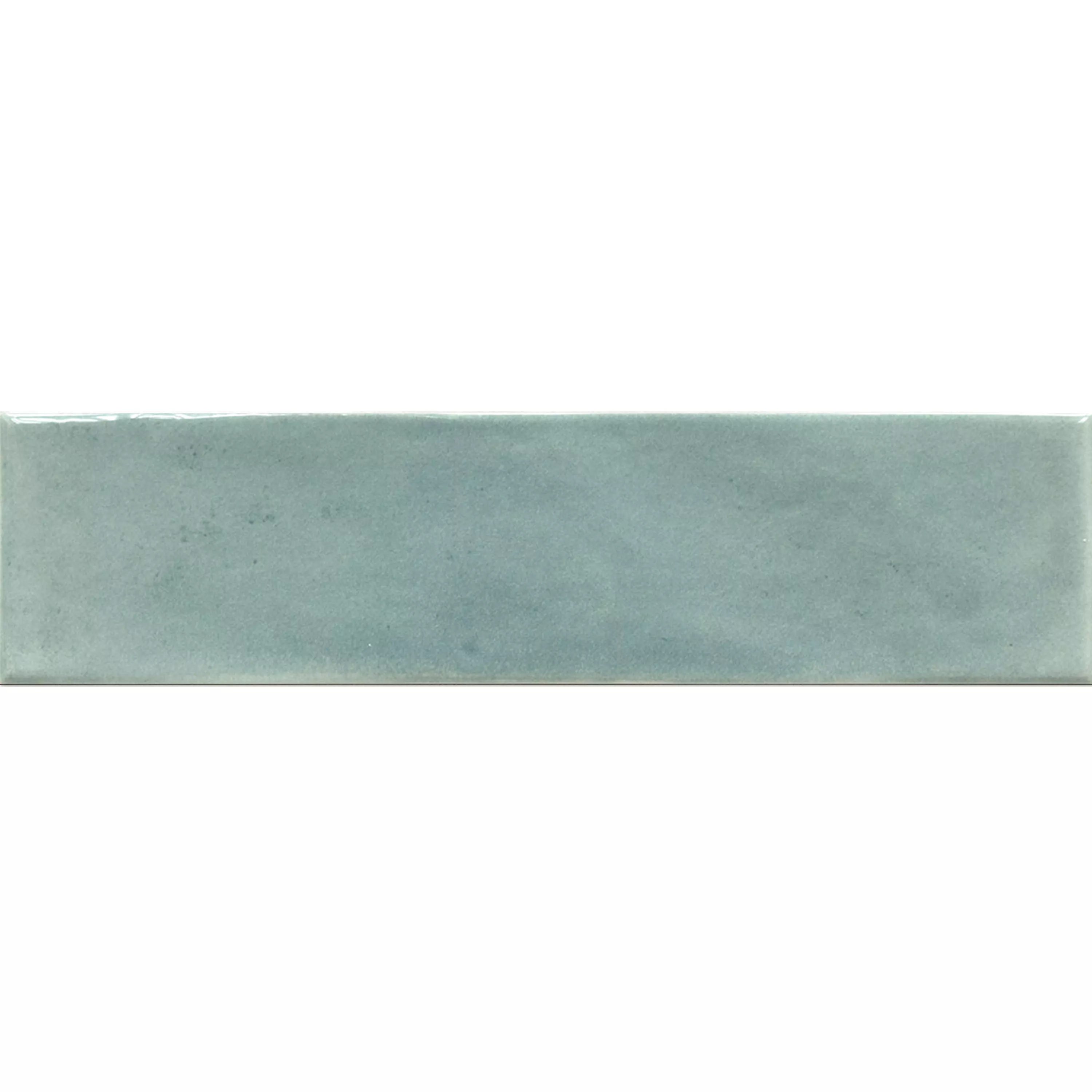 Échantillon Carrelage Mural Conway Ondulé 7,5x30cm Turquoise