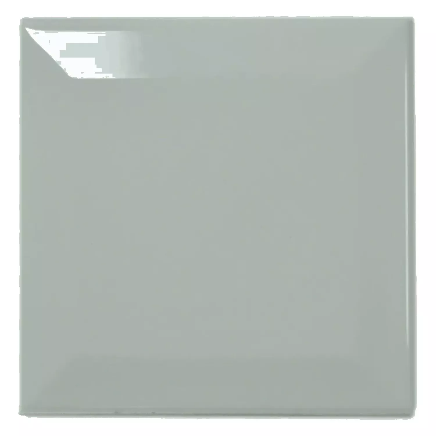 Carrelage métro Vert Brillant 10x10 cm Avec Facette Catarina Alga
