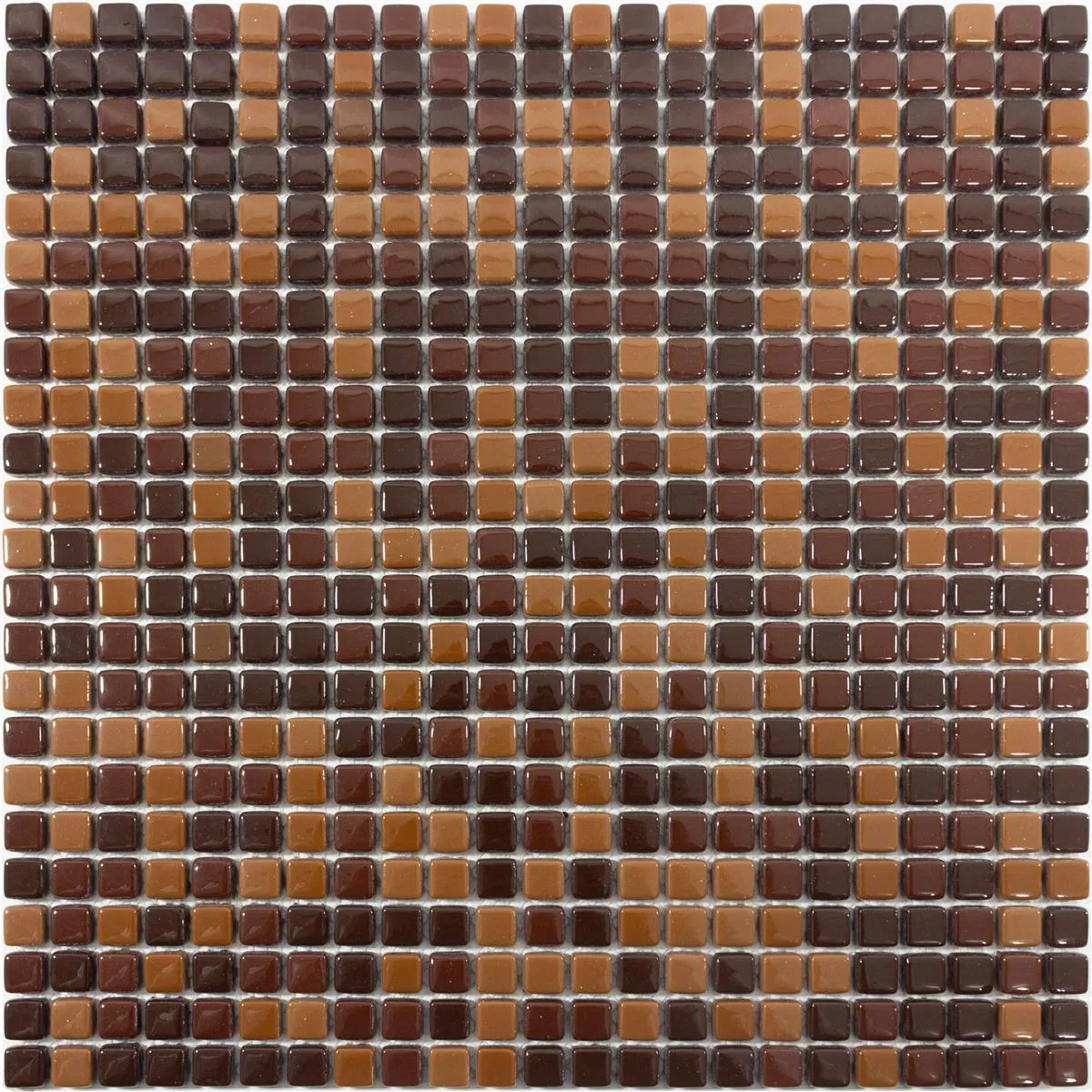 Mosaïque Mini-porcelaine CHOCOLAT marron foncé 1 × 1 cm Mosaïque Mini-porcelaine CHOCOLAT marron foncé 1 × 1 cm