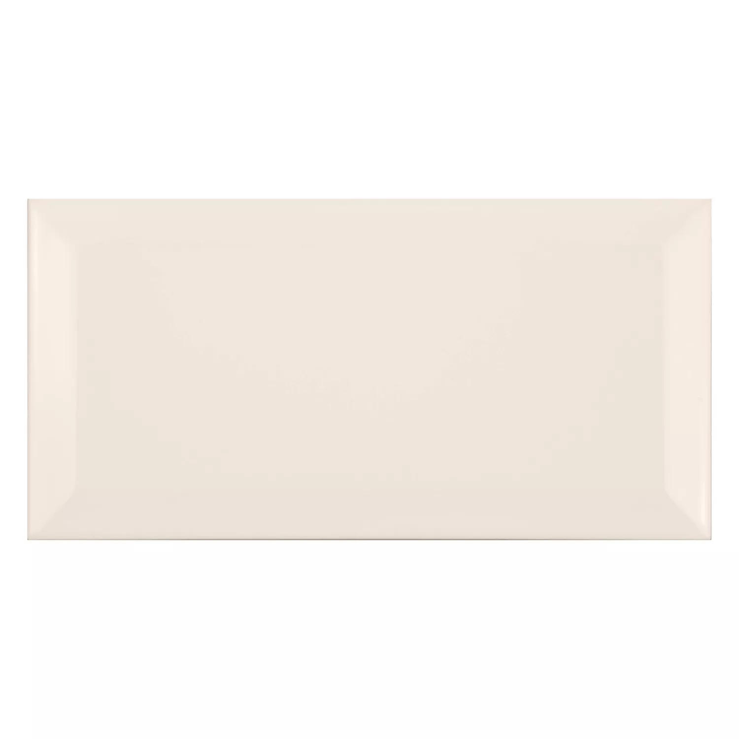 Carrelage métro Beige Mat 10x20 cm Avec Facette Jasper Marfil