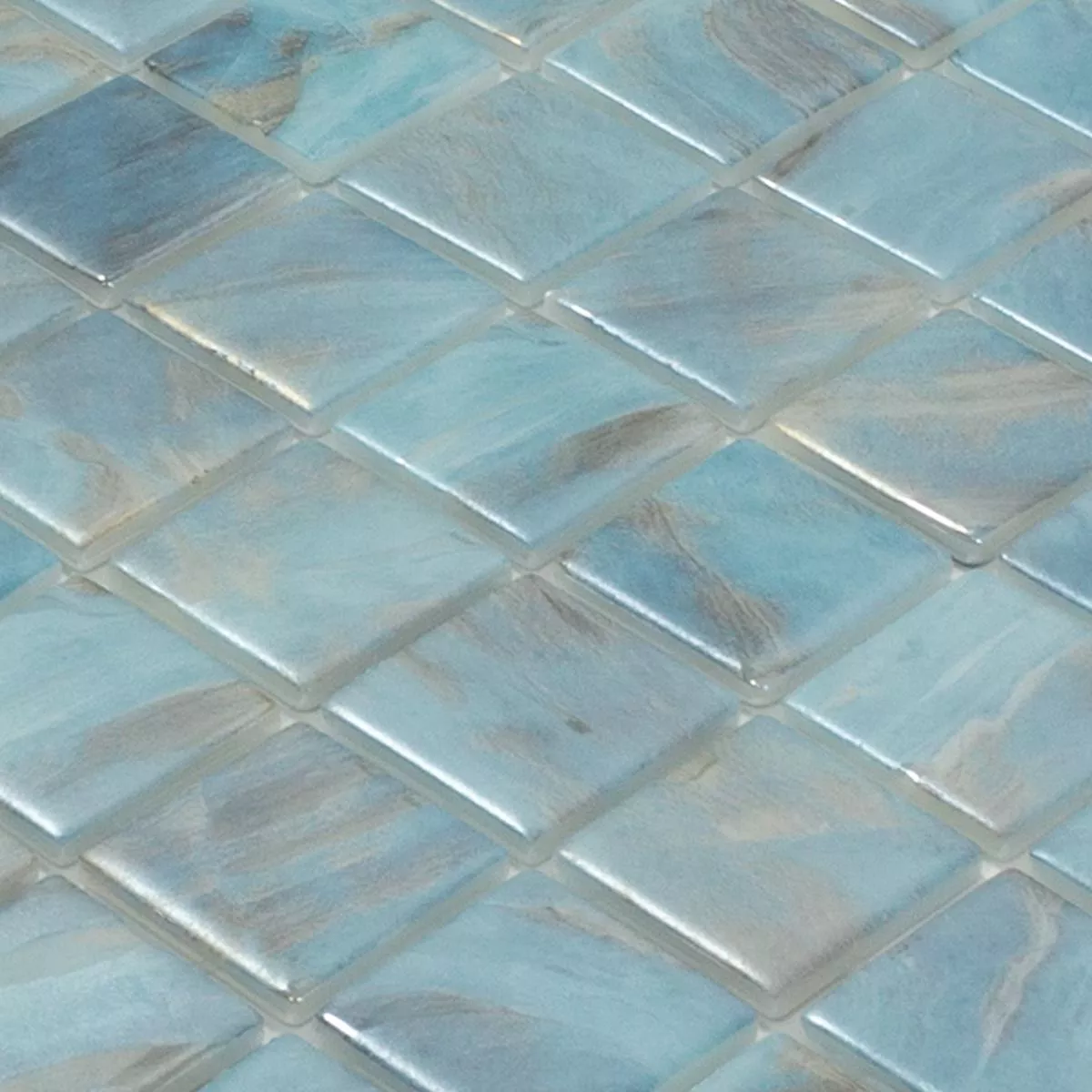 Verre Piscine Mosaïque Alassio Bleu 38