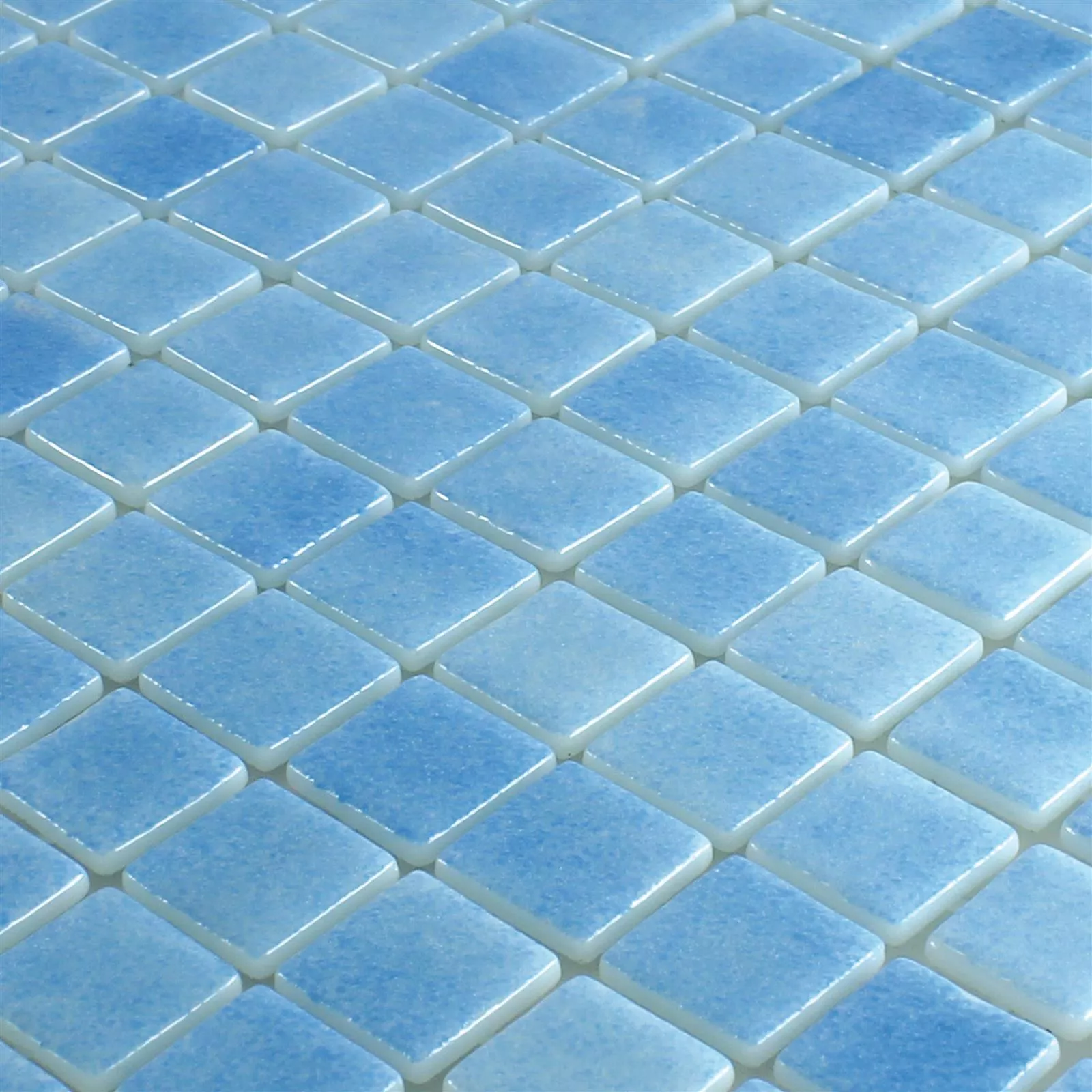 Verre Piscine Mosaïque Antonio Bleu Clair Verre Piscine Mosaïque Antonio Bleu Clair