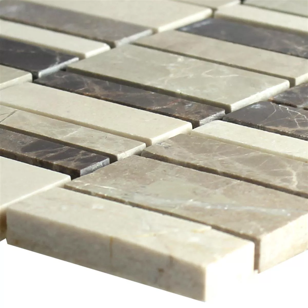 Marbre Mosaïque Carrelage Sunbury Brun Beige Marbre Mosaïque Carrelage Sunbury Brun Beige