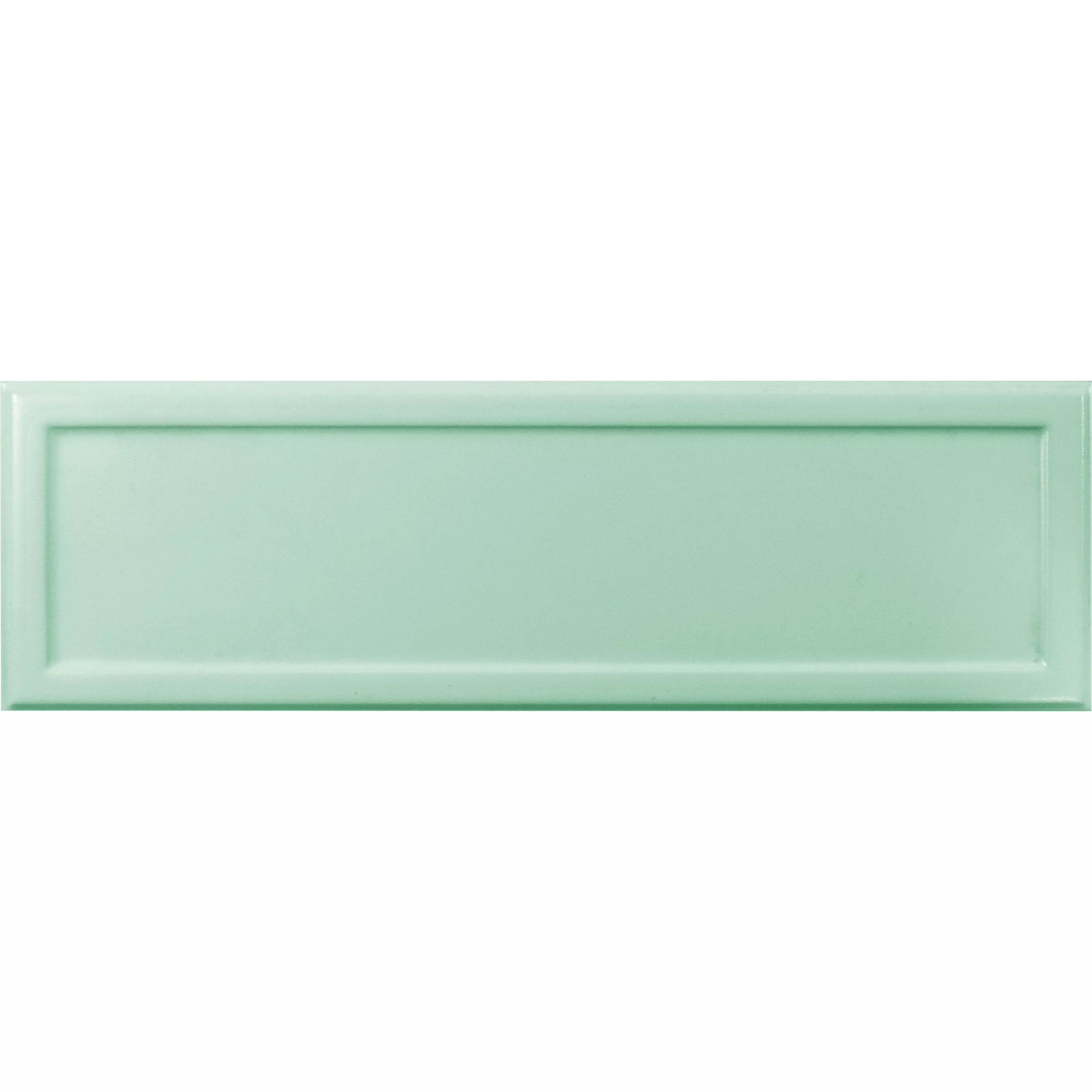 Metro Carrelage Mural Kennedy 10x30cm Vert Metro Carrelage Mural Kennedy 10x30cm Vert