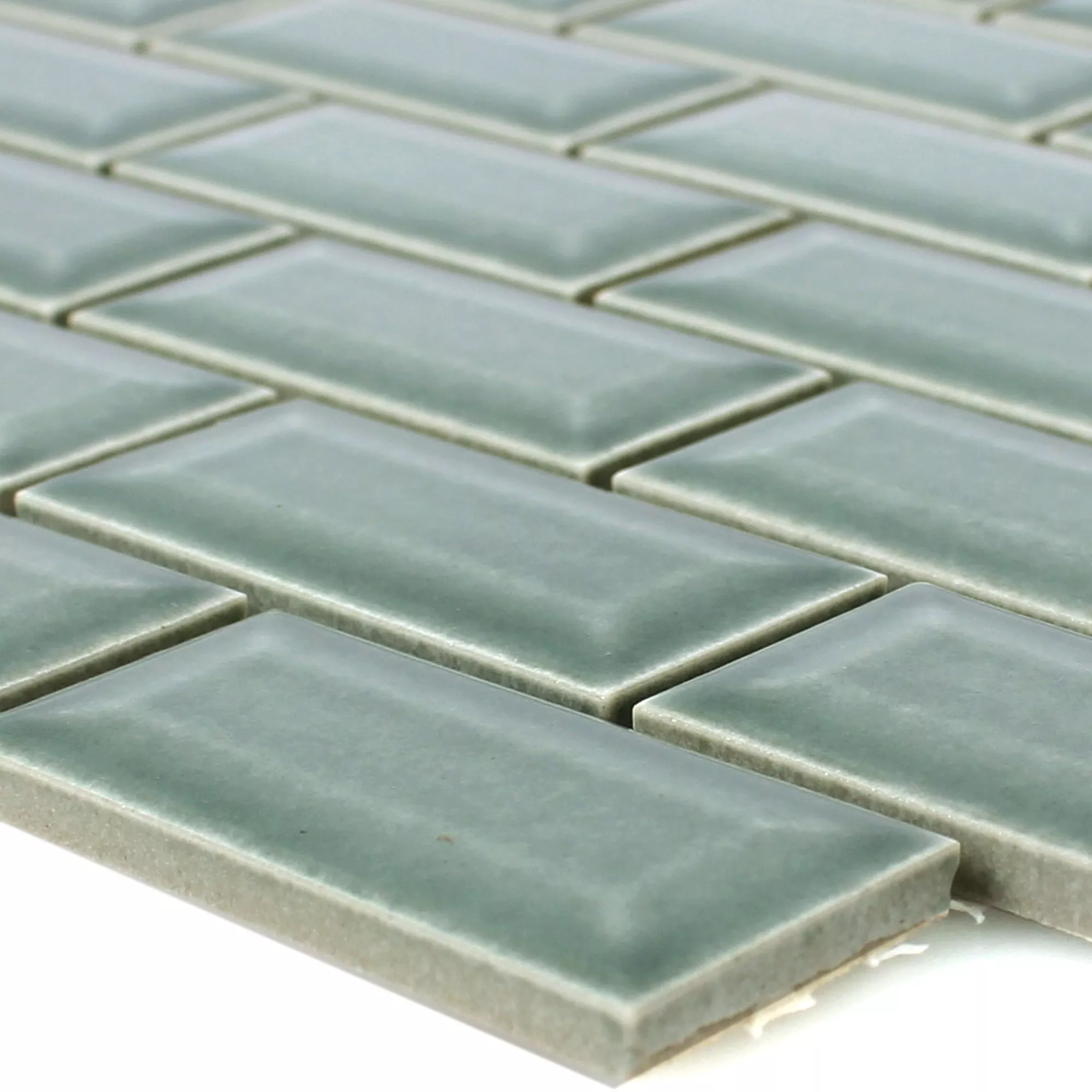 Céramique Mosaïque Carrelage Metro Facette Picton Petrol Brillant Céramique Mosaïque Carrelage Metro Facette Picton Petrol Brillant