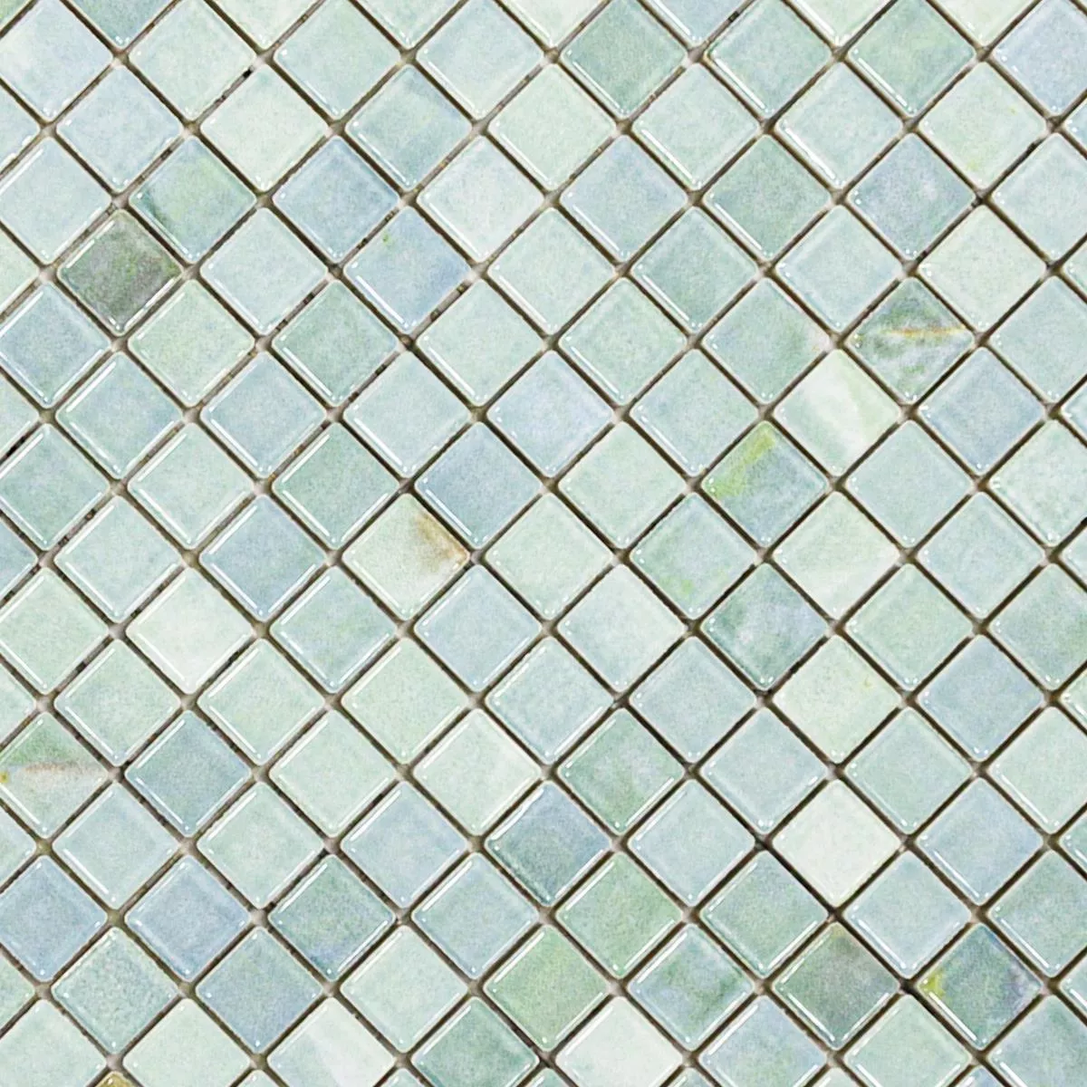 Céramique Mosaïque Carrelage Elysium Marbre Optique Bleu Ciel 12