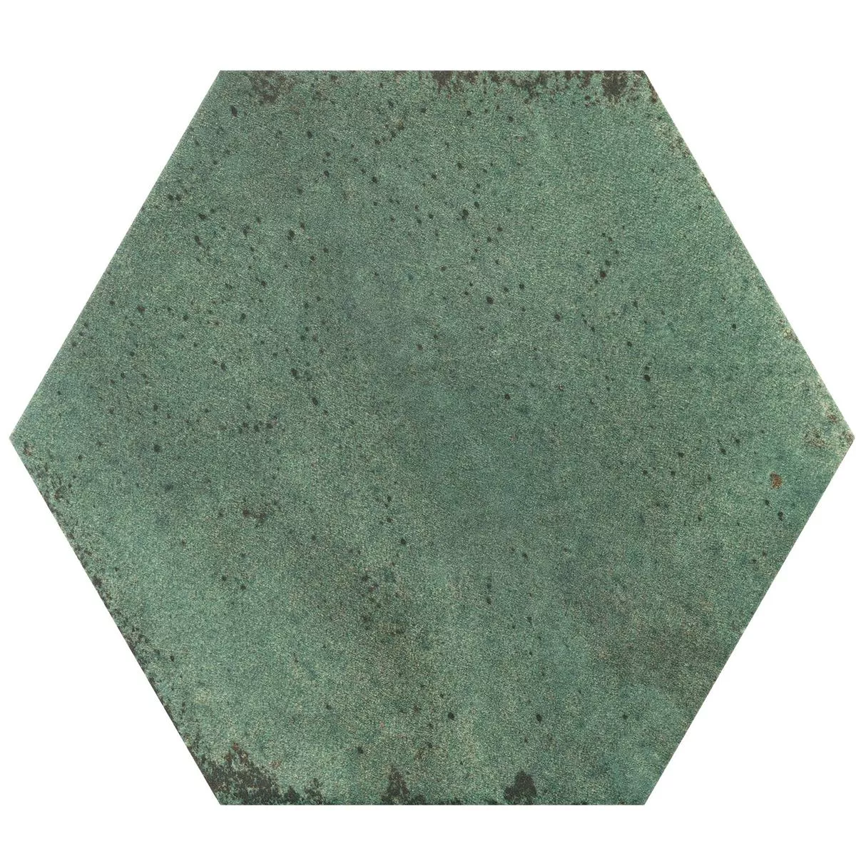 Carrelage Sol Et Mur Arosa Mat Hexagone Vert Émeraude 17,3x15cm Carrelage Sol Et Mur Arosa Mat Hexagone Vert Émeraude 17,3x15cm
