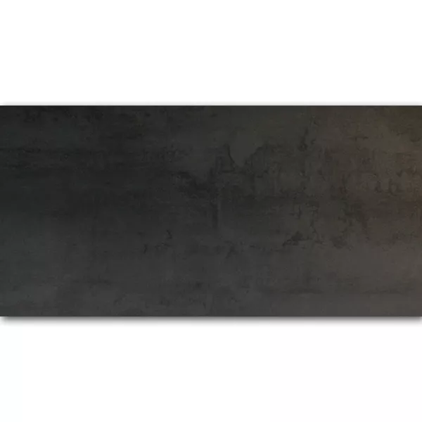 Échantillon Carrelage Sol Madeira Demi Poli Anthracite 30x60cm