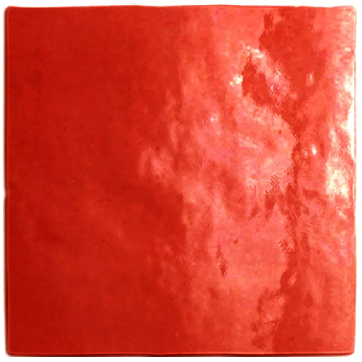 Carrelage Mural Rebecca Ondulé Rouge 16,2x16,2cm Carrelage Mural Rebecca Ondulé Rouge 16,2x16,2cm
