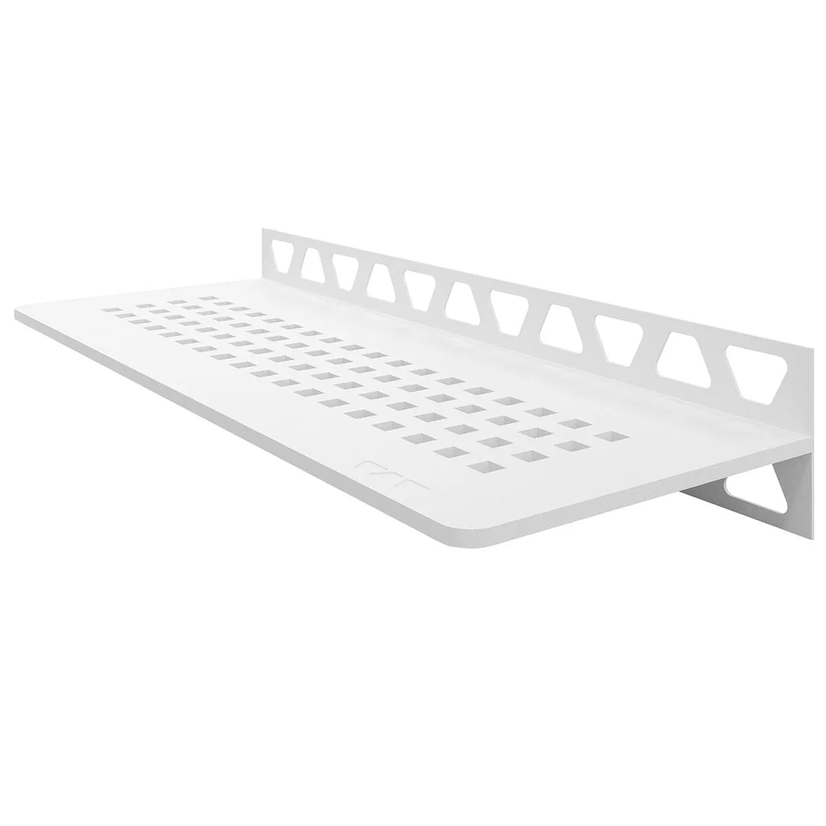 Etagère de douche étagère murale Schlüter rectangle 30x11,5cm carré blanc