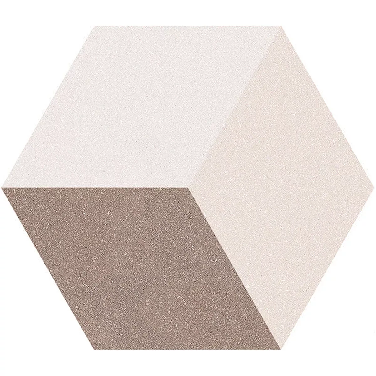 Grès Cérame Pleine Masse Carrelage Novalima Hexagone 3D Cubes Optique Décor 22,5 x 25,9cm Grès Cérame Pleine Masse Carrelage Novalima Hexagone 3D Cubes Optique Décor 22,5 x 25,9cm