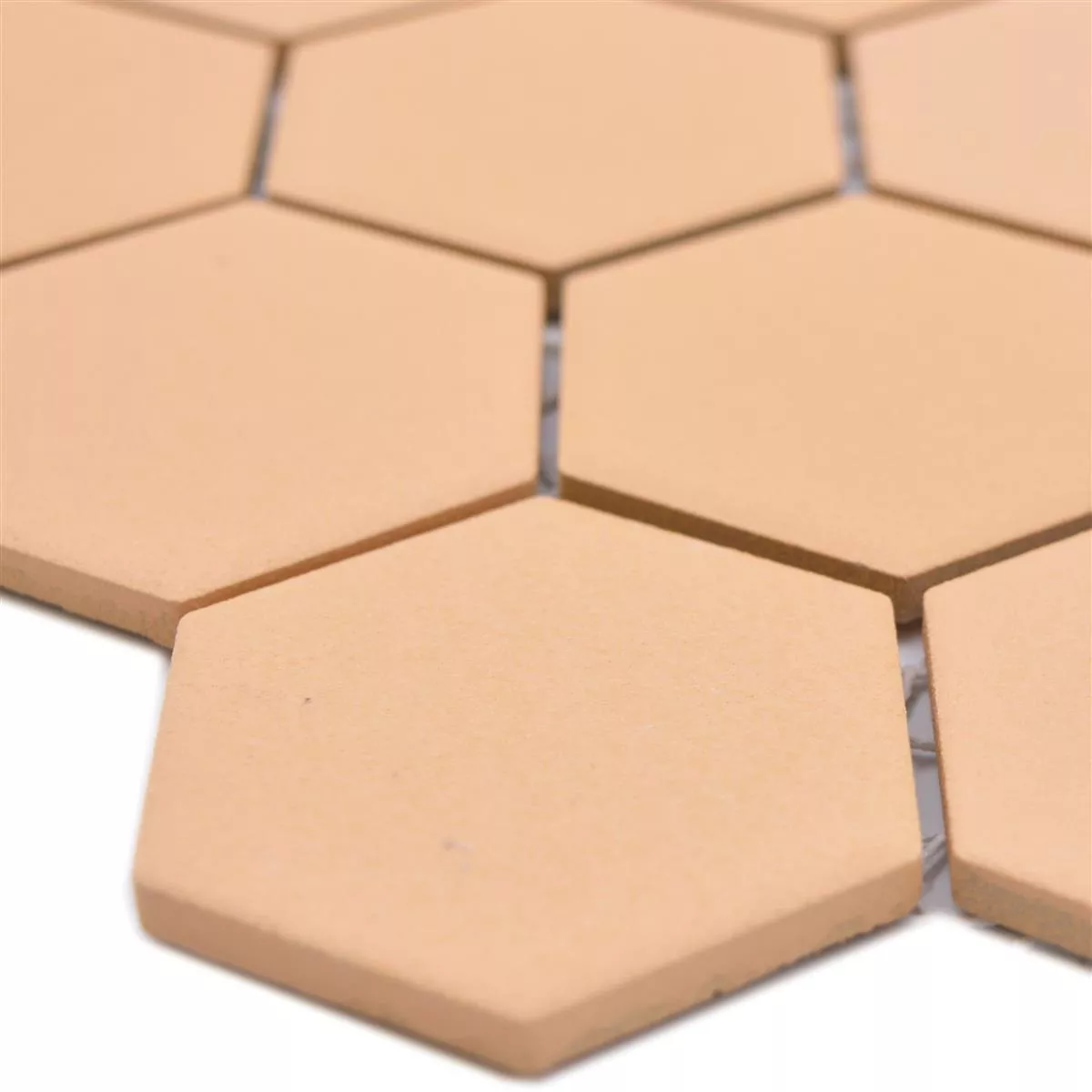 Céramique Mosaïque Bismarck R10B Hexagone Ocre Orange H51 Céramique Mosaïque Bismarck R10B Hexagone Ocre Orange H51
