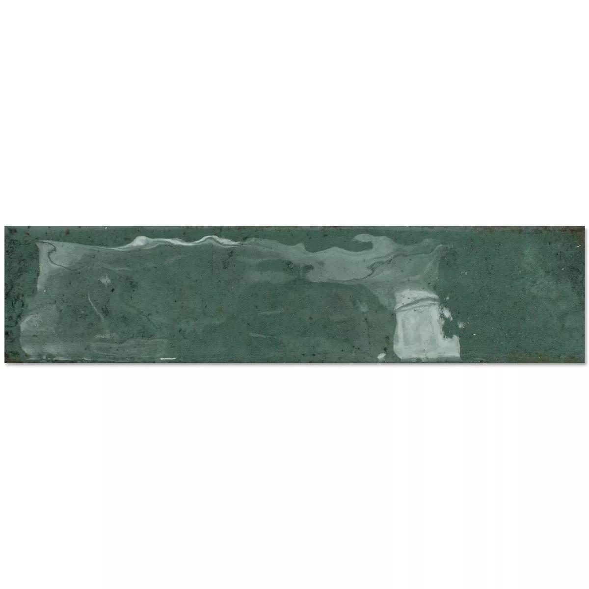 Carrelage Mural Kiowa Brillant Ondulé 6x25cm Vert Carrelage Mural Kiowa Brillant Ondulé 6x25cm Vert