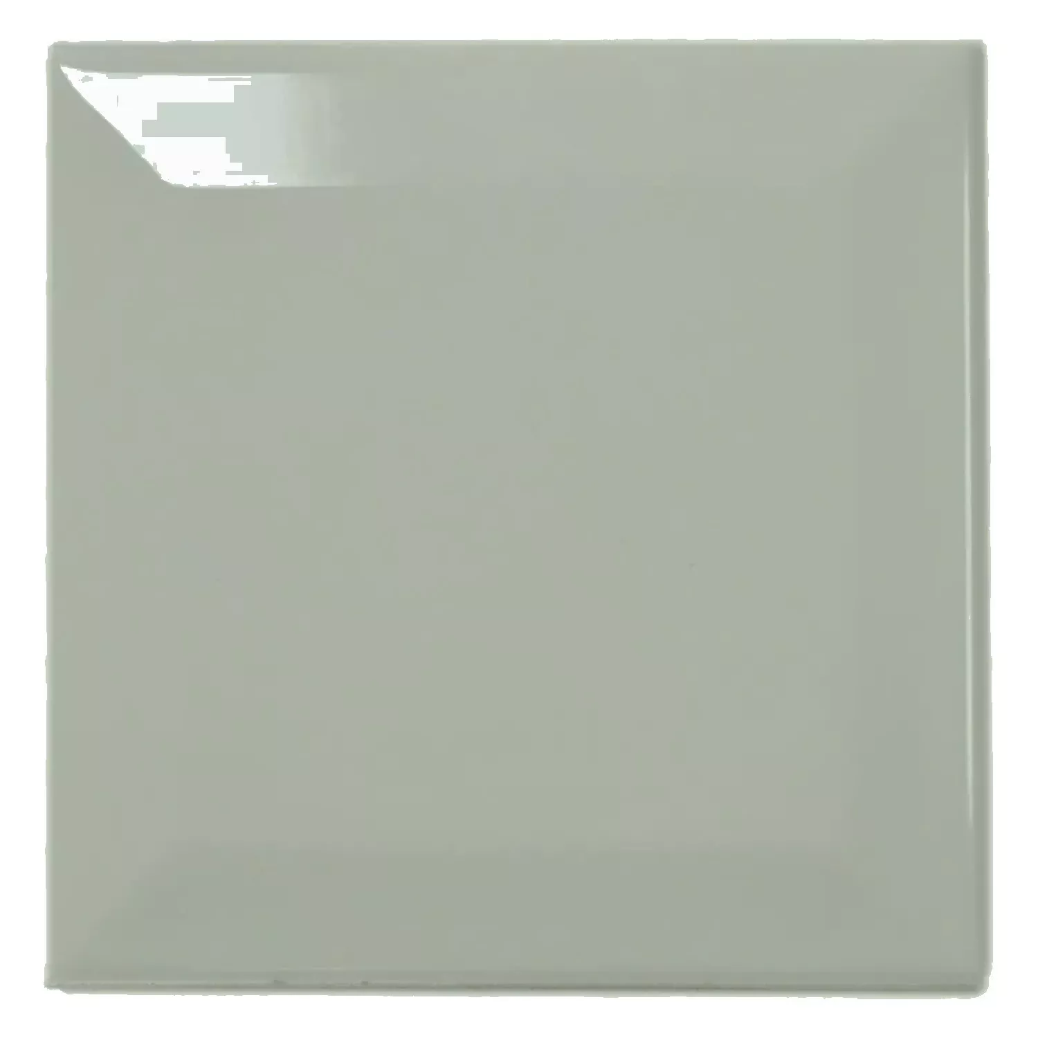 Carrelage métro Vert Brillant 10x10 cm Avec Facette Catarina Sage