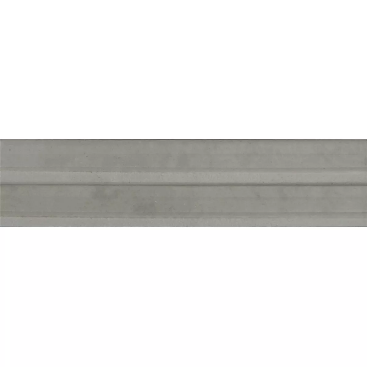 Artemis Gris Brillant Structuré 3D 6x24 cm