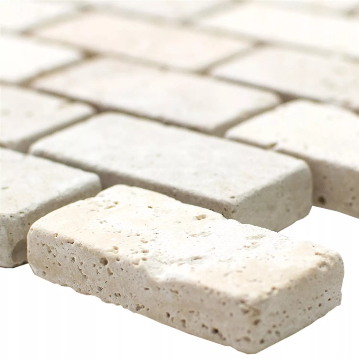 Mosaïque Travertin Barga Beige Brick Mosaïque Travertin Barga Beige Brick