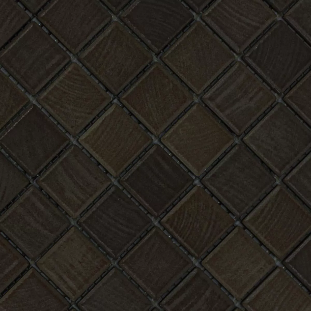 Céramique Mosaïque Carrelage Luminara Imitation Bois Anthracite