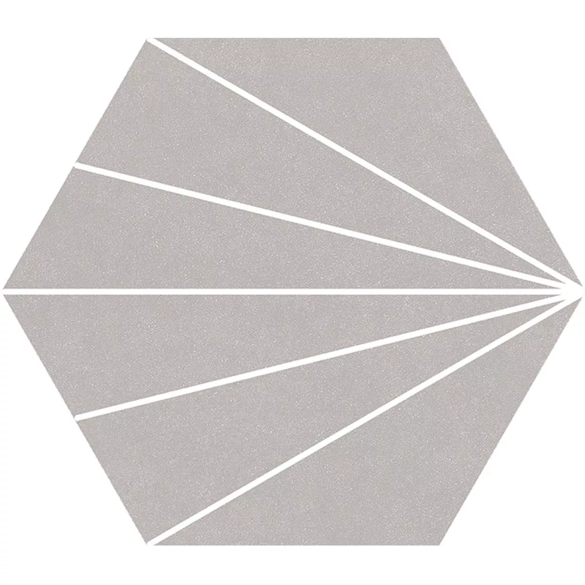 Grès Cérame Pleine Masse Carrelage Millennium Hexagone 3D Optique Gris Clair 22,5 x 25,9cm Grès Cérame Pleine Masse Carrelage Millennium Hexagone 3D Optique Gris Clair 22,5 x 25,9cm