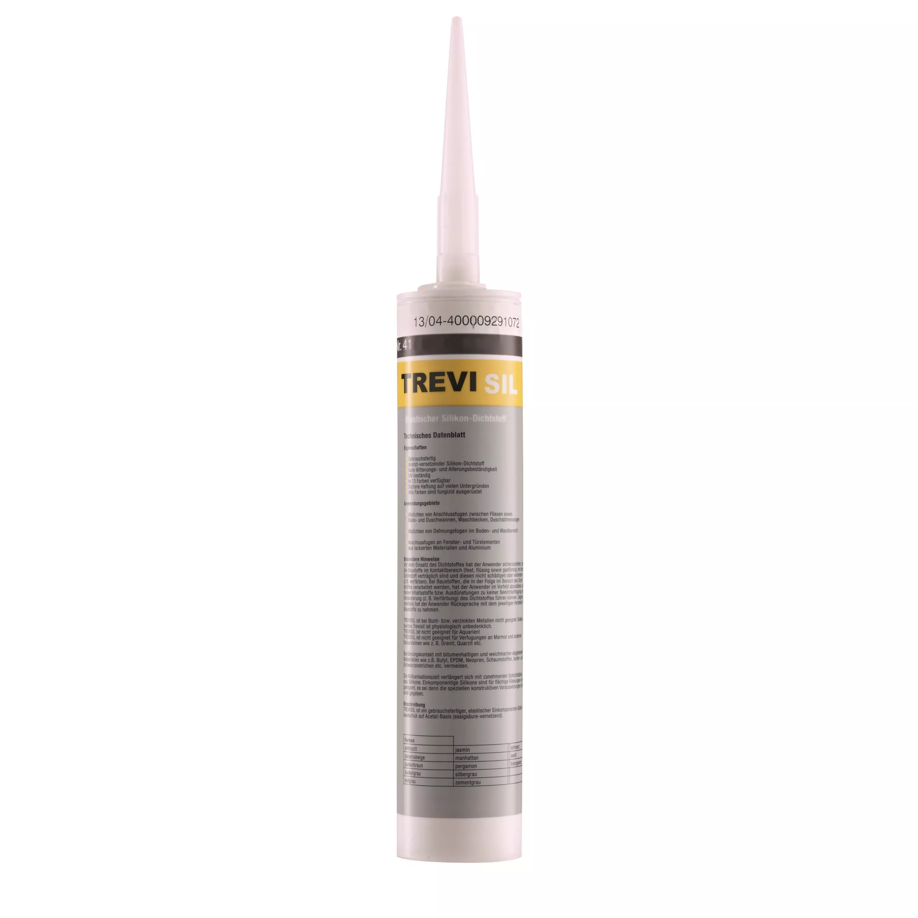 Mastic Silicone Pour Joint élastique (300 Ml) Mannhatten