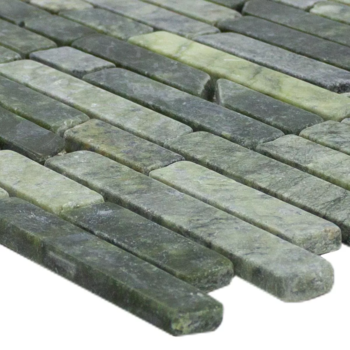 Mosaïque Carrelage Bâtonnet Mali Vert Foncé