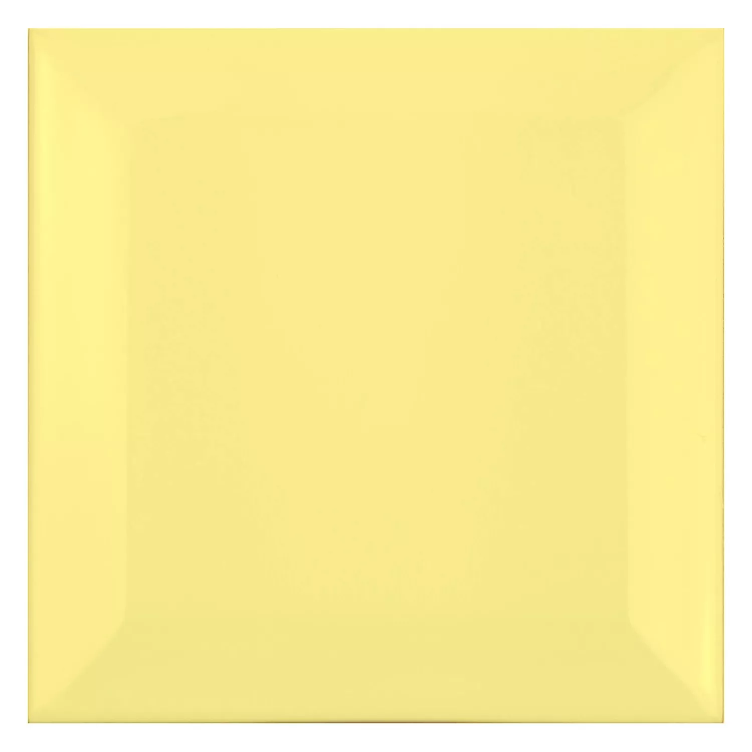Carrelage métro Jaune Mat 10x10 cm Avec Facette Catarina Amarillo