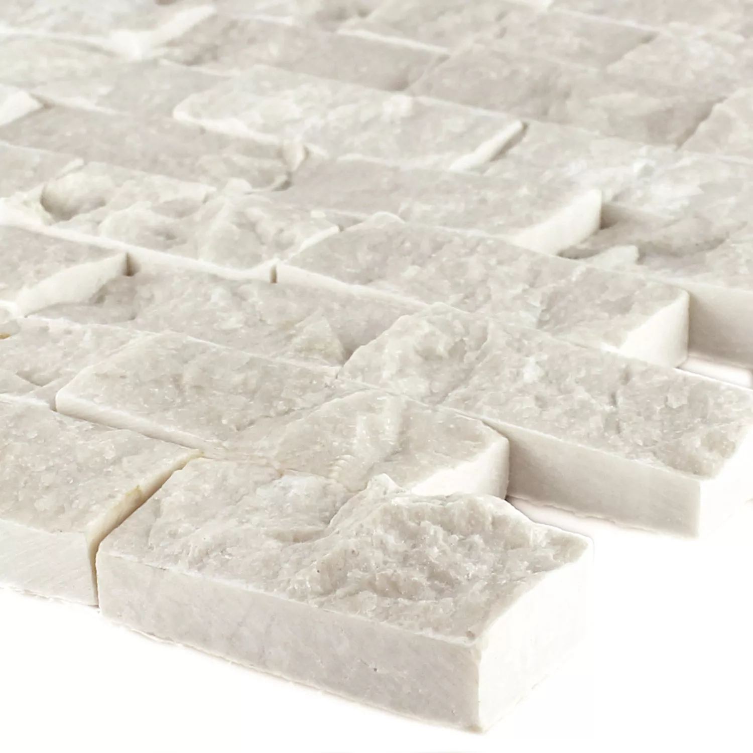 Pierre Naturelle Marbré Mosaïque Afyon Beige 3D Pierre Naturelle Marbré Mosaïque Afyon Beige 3D