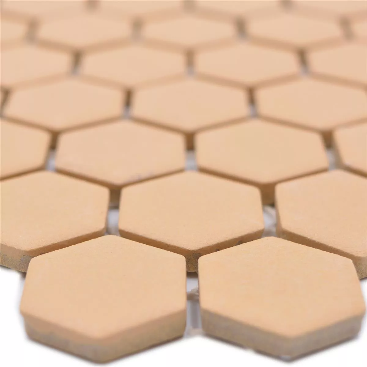 Céramique Mosaïque Bismarck R10B Hexagone Ocre Orange H23 Céramique Mosaïque Bismarck R10B Hexagone Ocre Orange H23