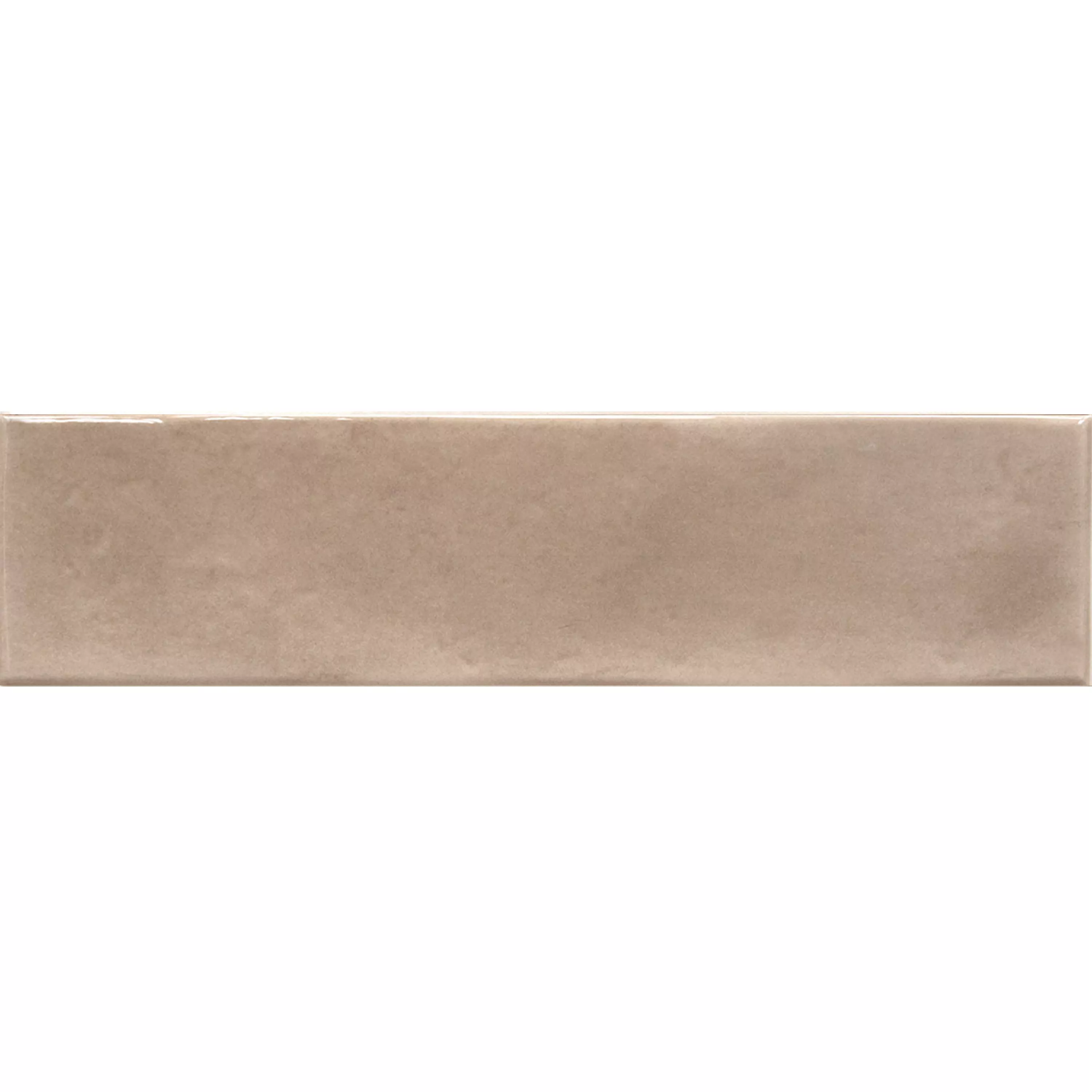 Carrelage Mural Conway Ondulé 7,5x30cm Brun Clair
