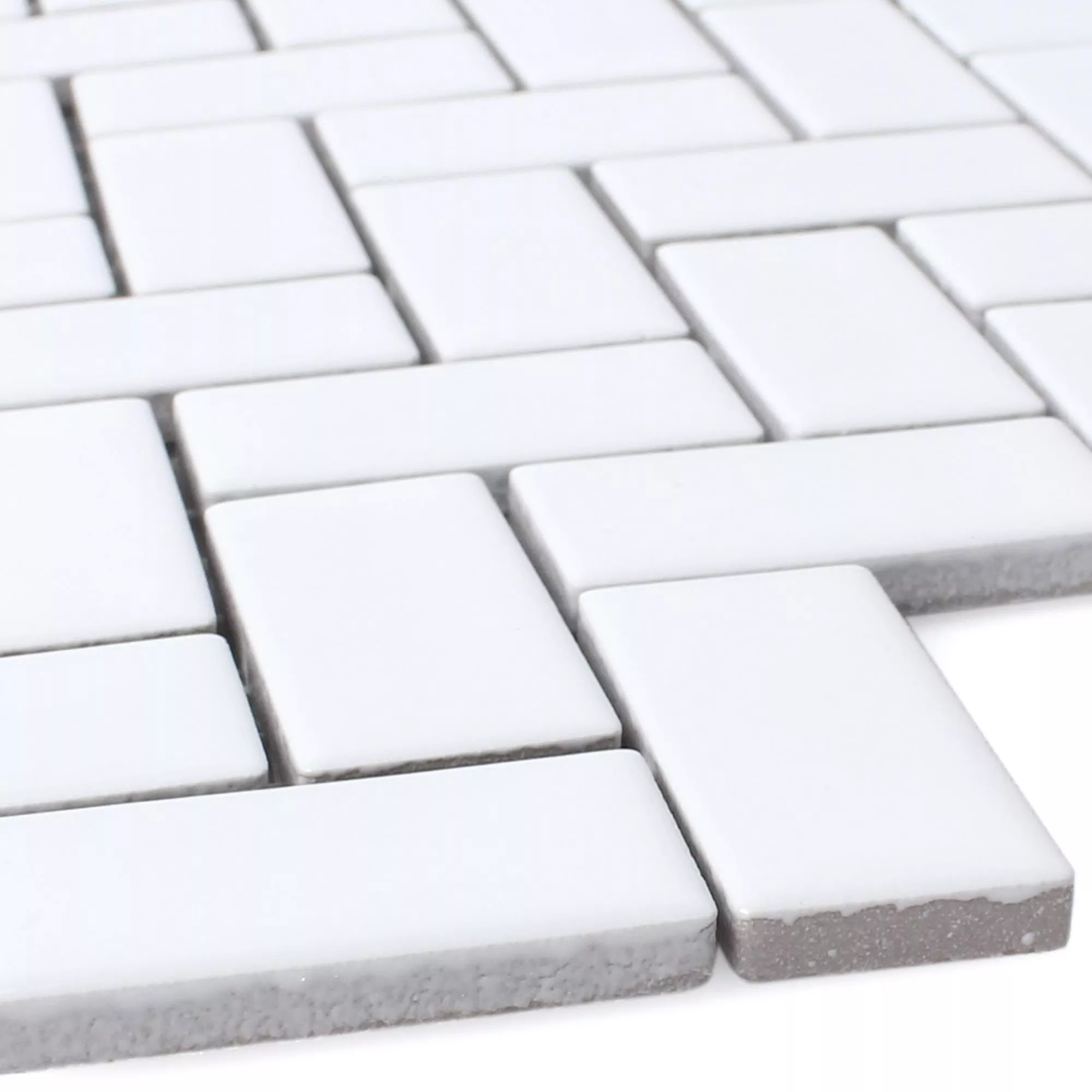 Carrelage Mosaïque Céramique Casillas Blanc Matt Carrelage Mosaïque Céramique Casillas Blanc Matt