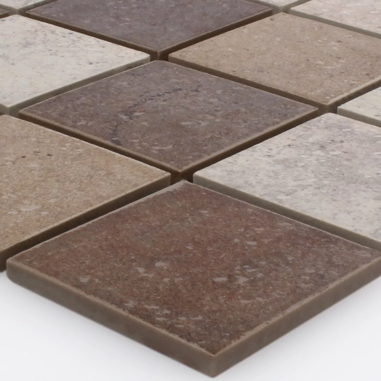 Bordure Mosaïque Beige Brun Crème En Céramique – Style Moderne Et Chic !
