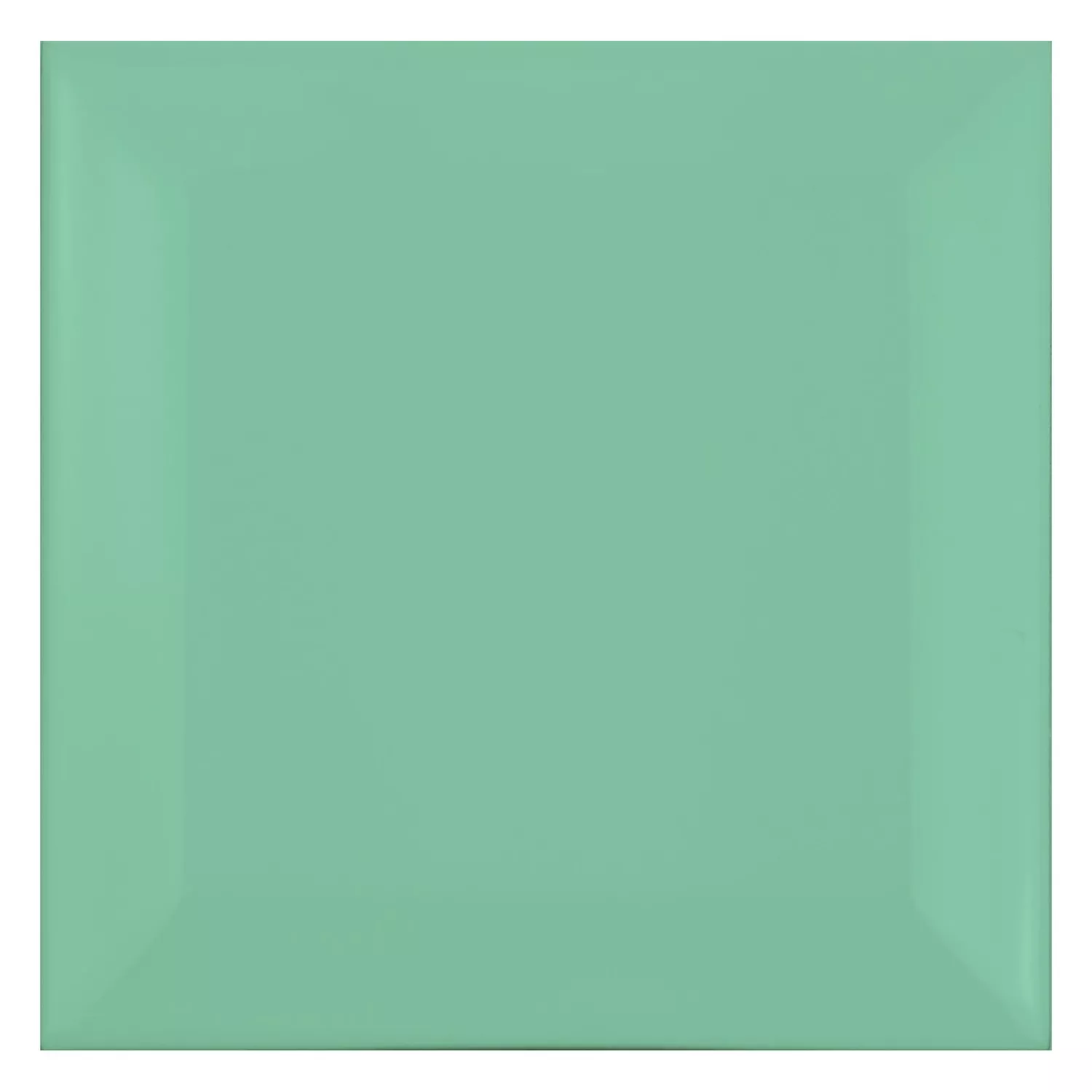 Carrelage métro Vert Mat 10x10 cm Avec Facette Catarina Manzana