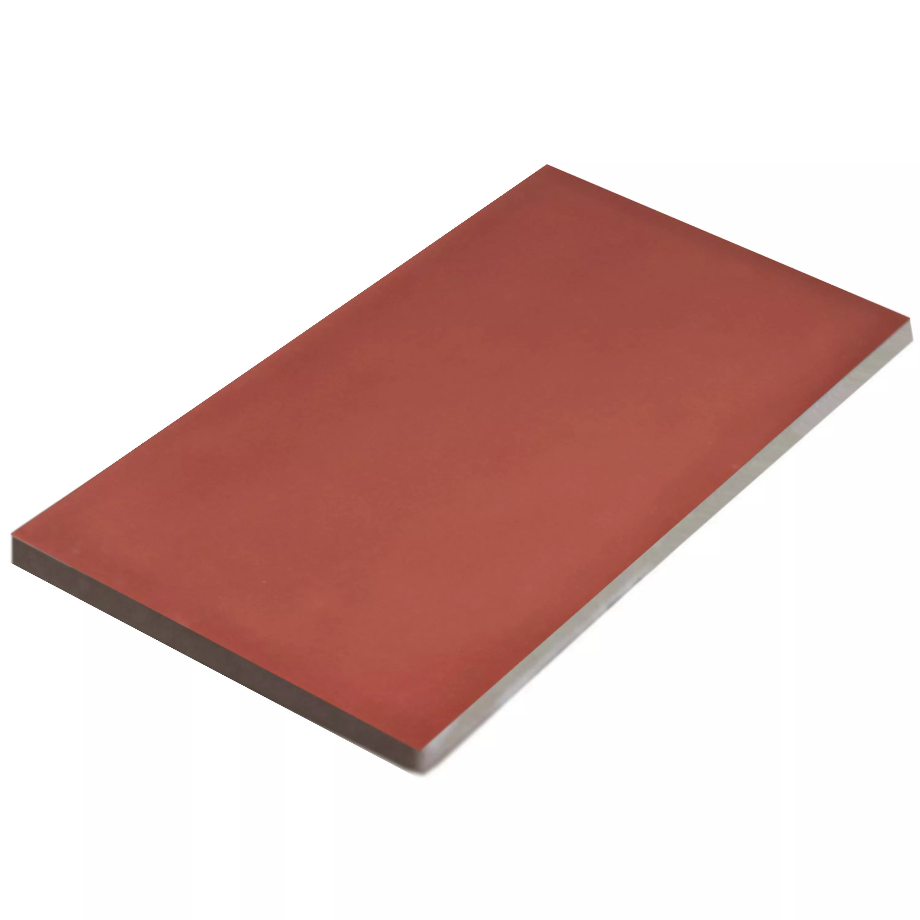 Carrelage Mural Mogadischu 7,5x15cm Rouge Mat