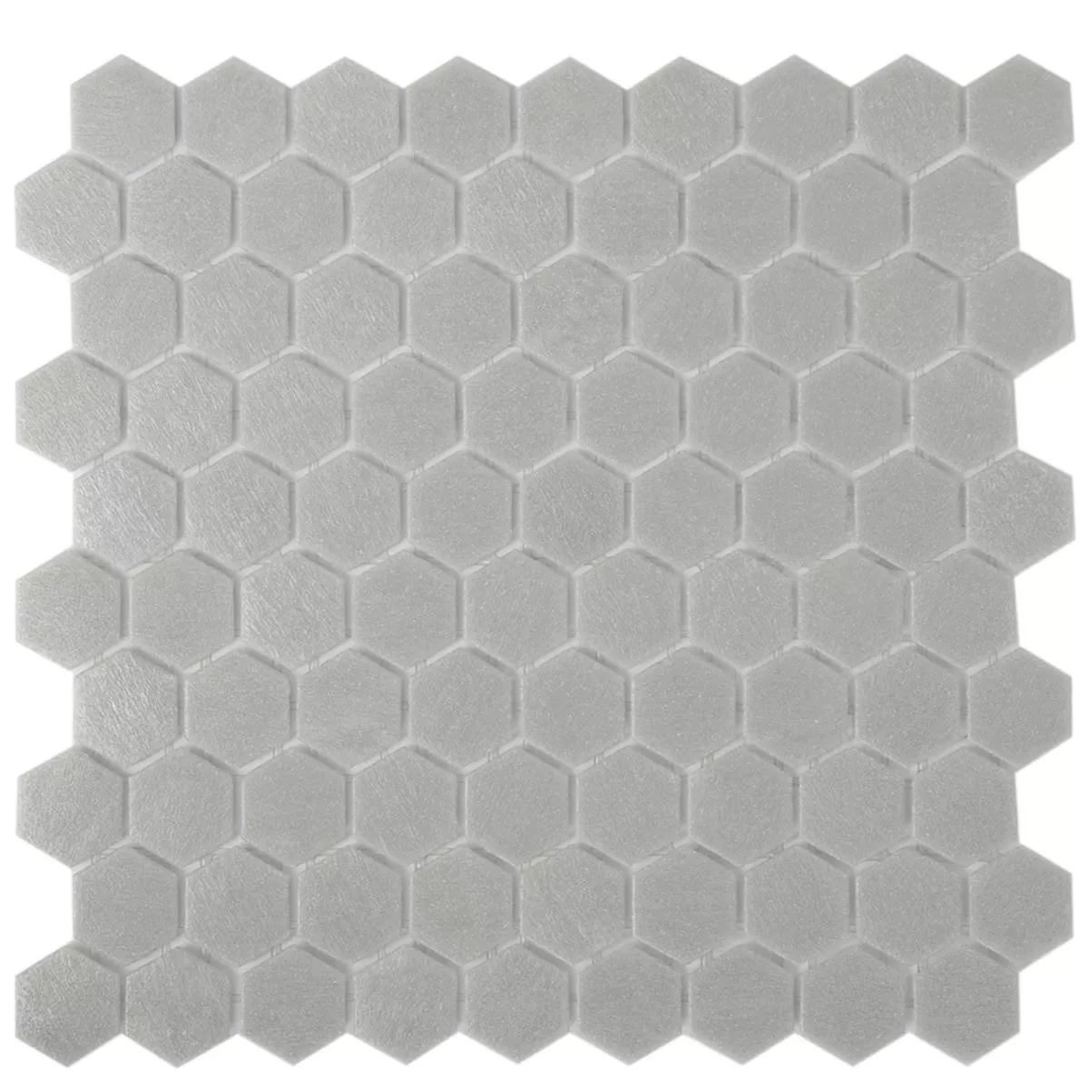 Mosaïque En Verre Carrelage Trend-Vi Hexagonal 152 Gris
