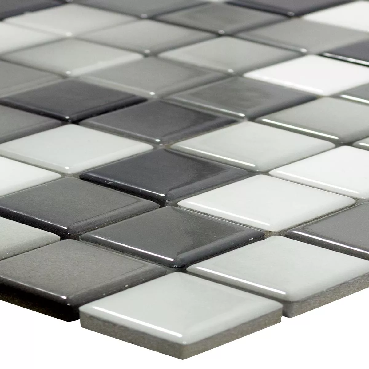 Céramique Mosaïque Carrelage Galleria Noir Gris Céramique Mosaïque Carrelage Galleria Noir Gris