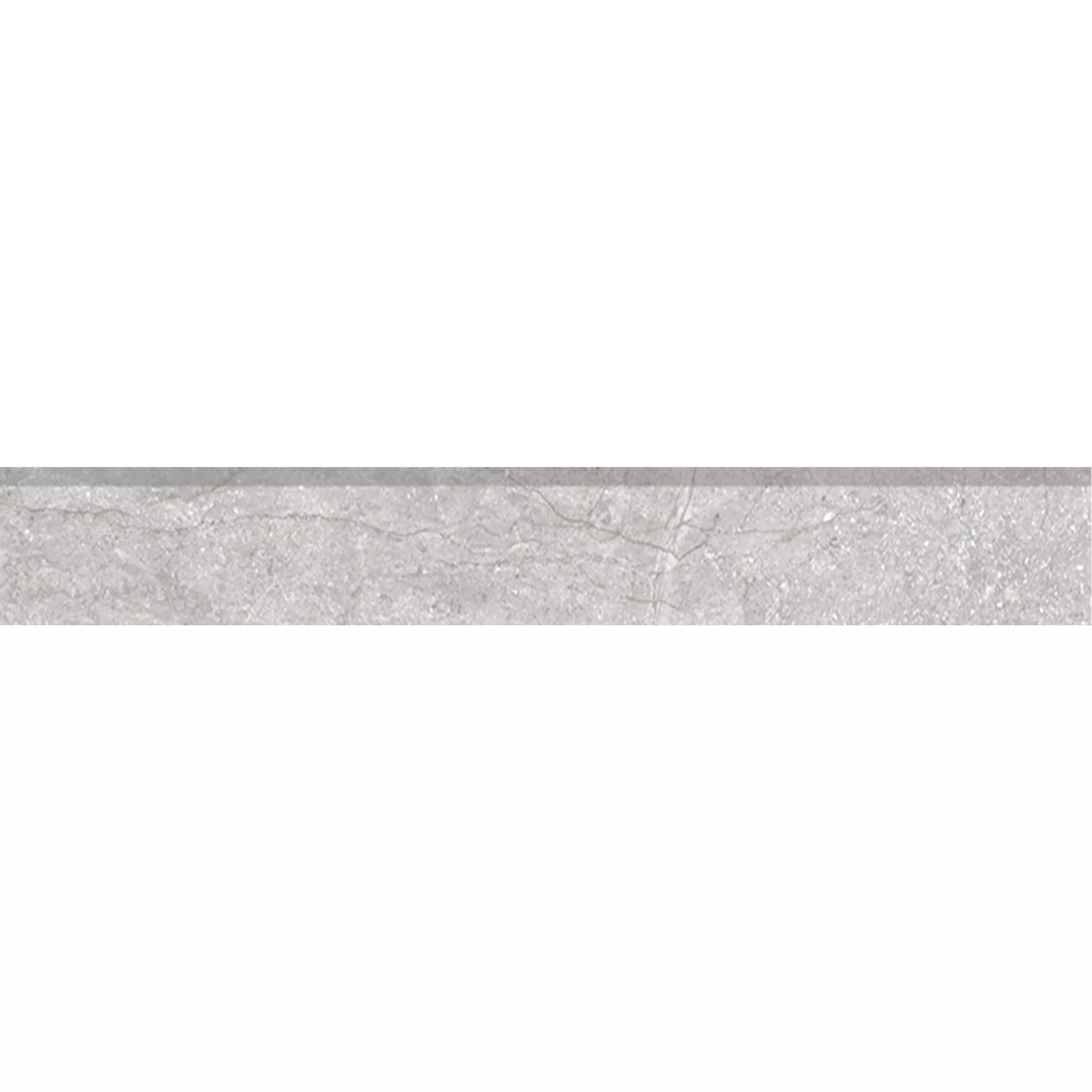 Carrelage Sol Et Mur Pangea Marbre Optique Mat Argent Plinthe 7x120cm