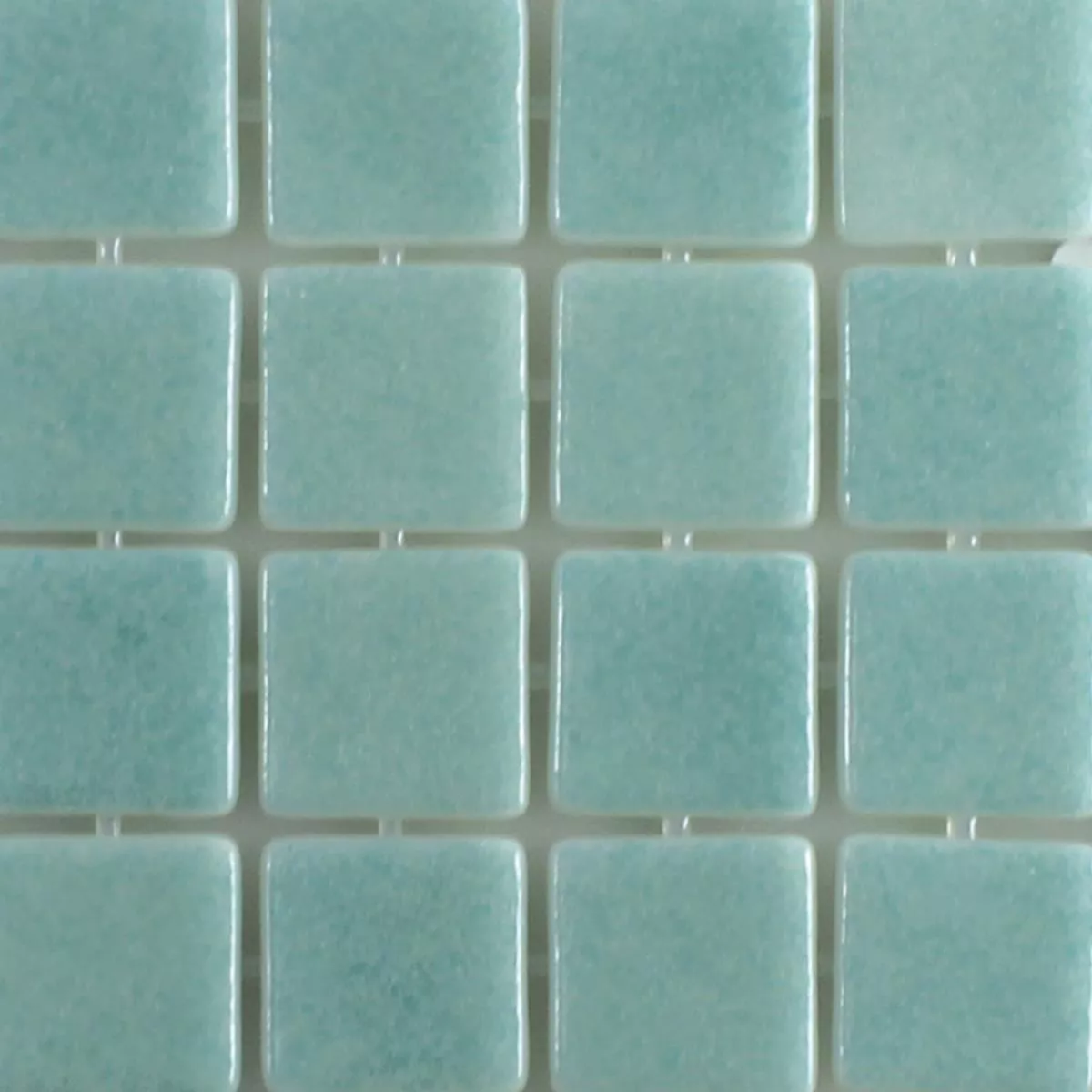 Échantillon Verre Piscine Mosaïque Antonio Turquoise