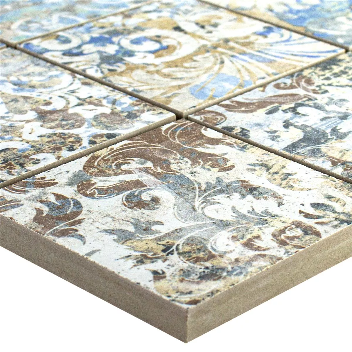 Céramique Mosaïque Carrelage Patchwork Coloré 71x71mm Céramique Mosaïque Carrelage Patchwork Coloré 71x71mm