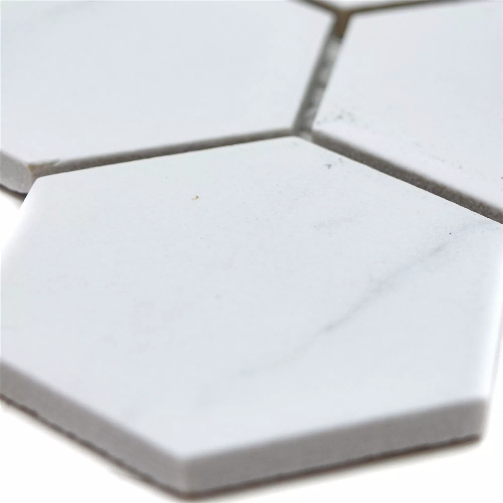 Céramique Mosaïque Carrelage Zyrus Carrara Hexagone 51