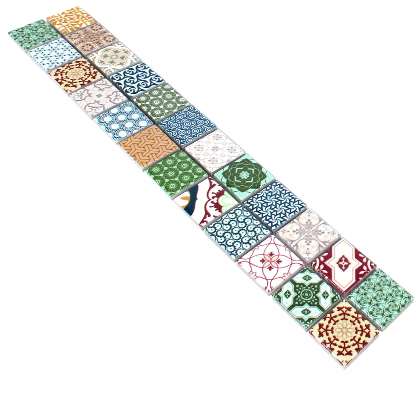 Céramique Retro Bordure Easton Coloré Céramique Retro Bordure Easton Coloré