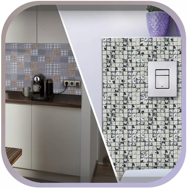 Mosaïque en céramique - exemples de pose