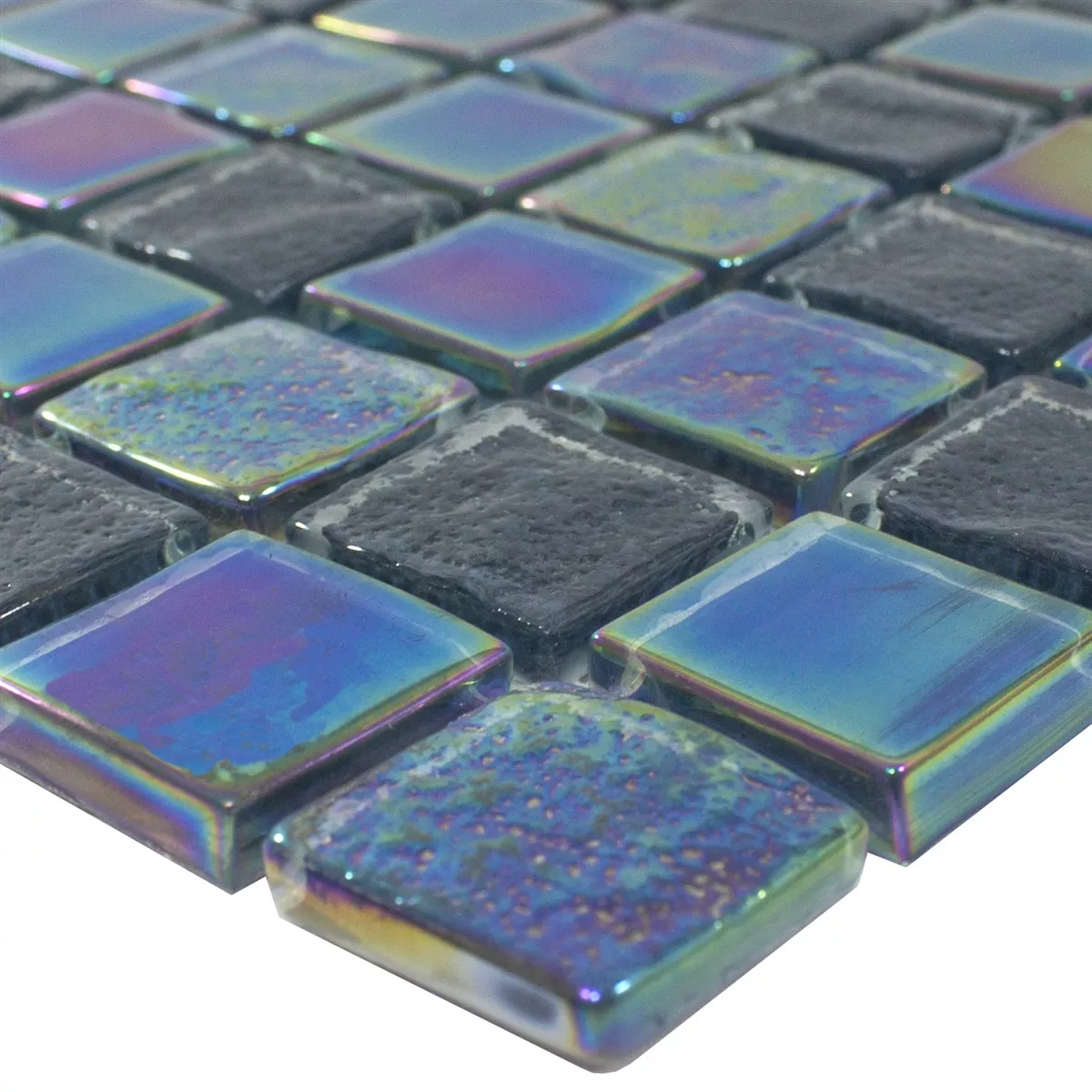 Mosaïque En Verre Nacre Effet LaBrisa Noir 23