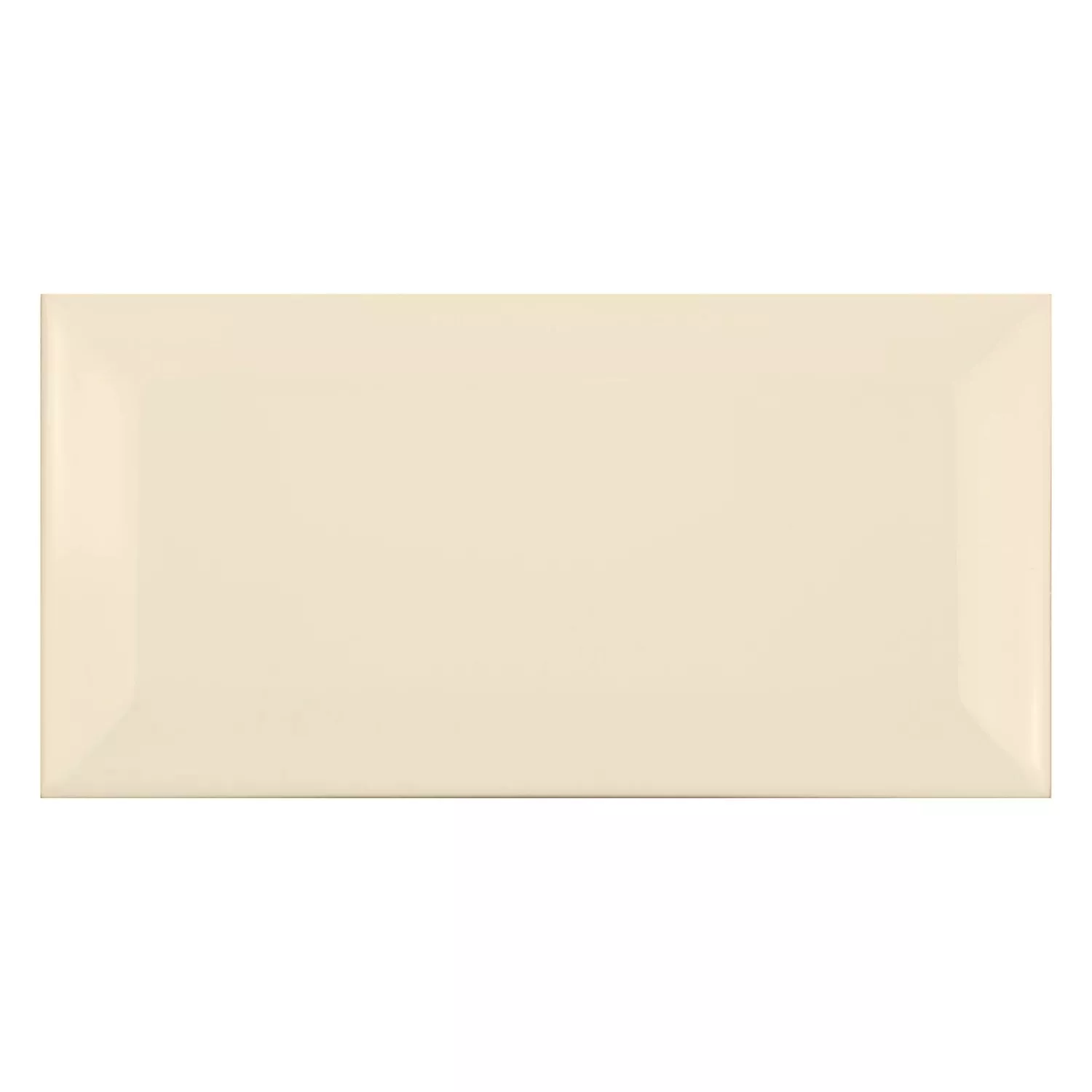 Carrelage métro Beige Mat 7,5x15 cm Avec Facette Pitcox Hueso