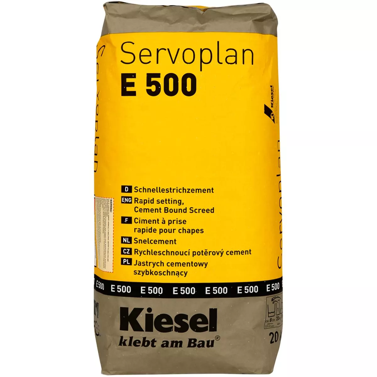 Liant pour chapes rapides Kiesel Servoplan E 500 20 kg