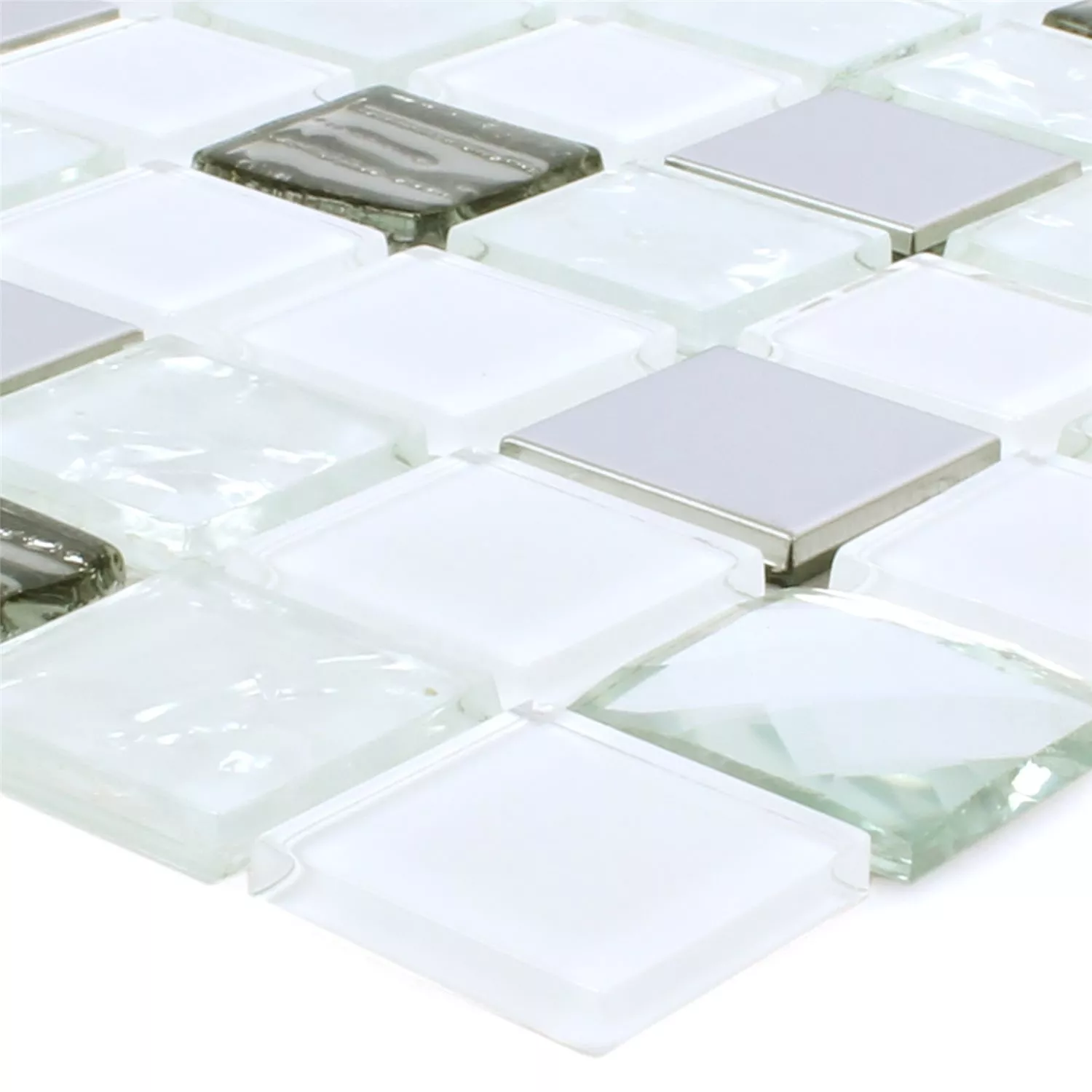 Carrelage Mosaïque Admont Blanc Diamant Quadrat