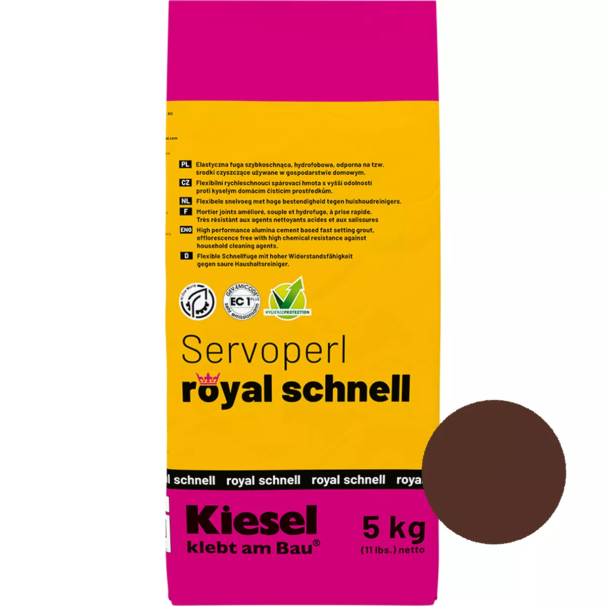 Pâte à joints Servoperl Royal Quick Bali Brown 5 kg