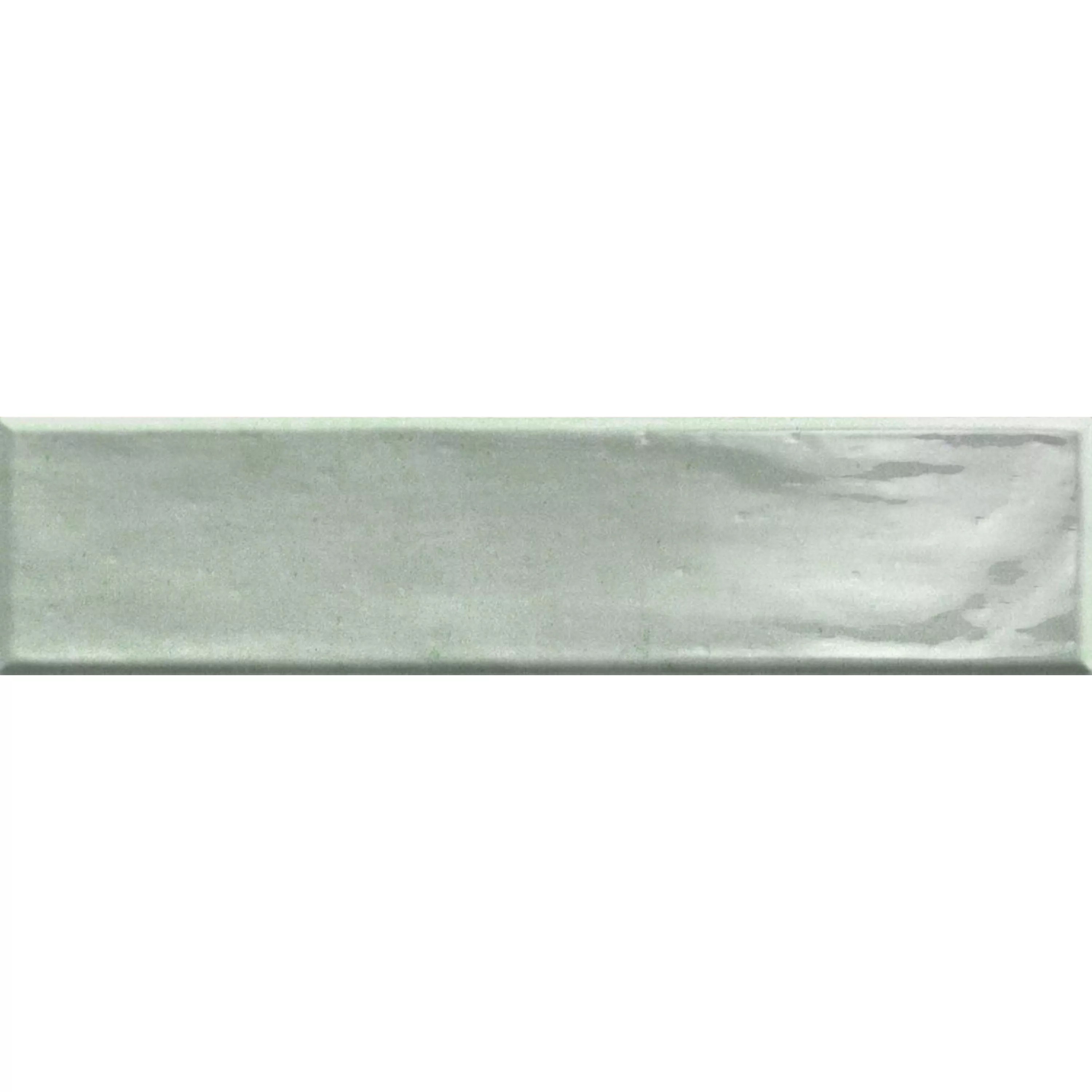 Carrelage Mural Tropea Brillant Ondulé Vert 7,5x30cm Carrelage Mural Tropea Brillant Ondulé Vert 7,5x30cm