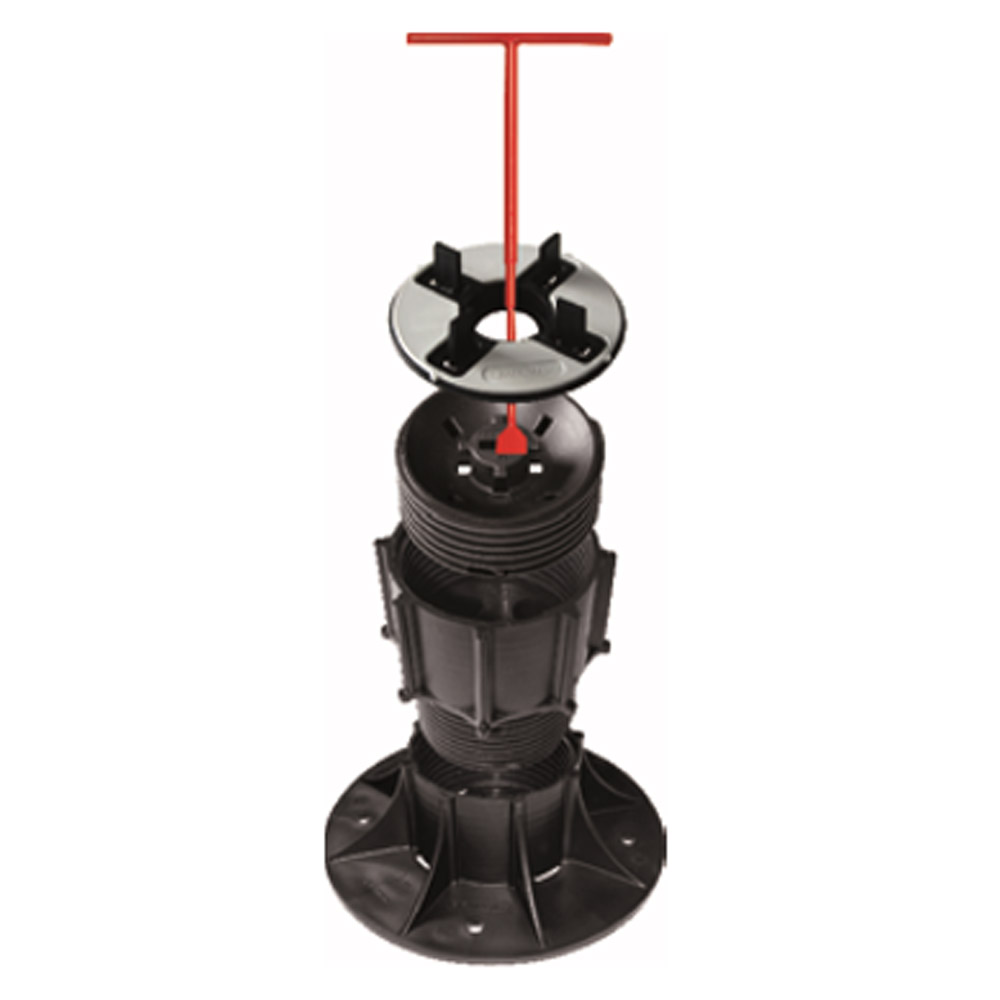 Hauteur Adjuatable Soulevées Finisseur Piédestal Pour Terrasse Parcelles 170-215mm TSE5
