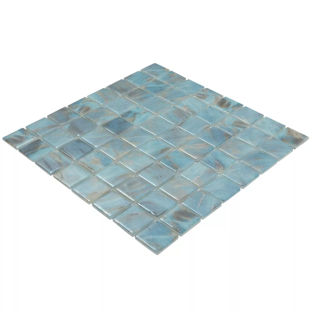 Verre Piscine Mosaïque Alassio Bleu 38